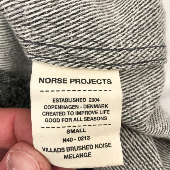 Norse Projects Villads Brushed Cotton Melange zip - Picture 7 of 7